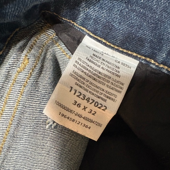 Wrangler Dark Blue Denim Pants - Picture 2 of 4